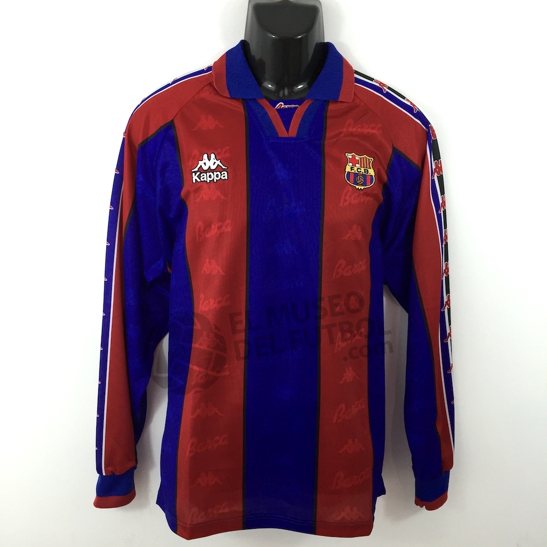 Fc Barcelona 97-98 Home Kappa Shirt #23 DE LA PEÑA SS LFP – El